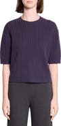 Theory Short Sleeve Cashmere Sweater