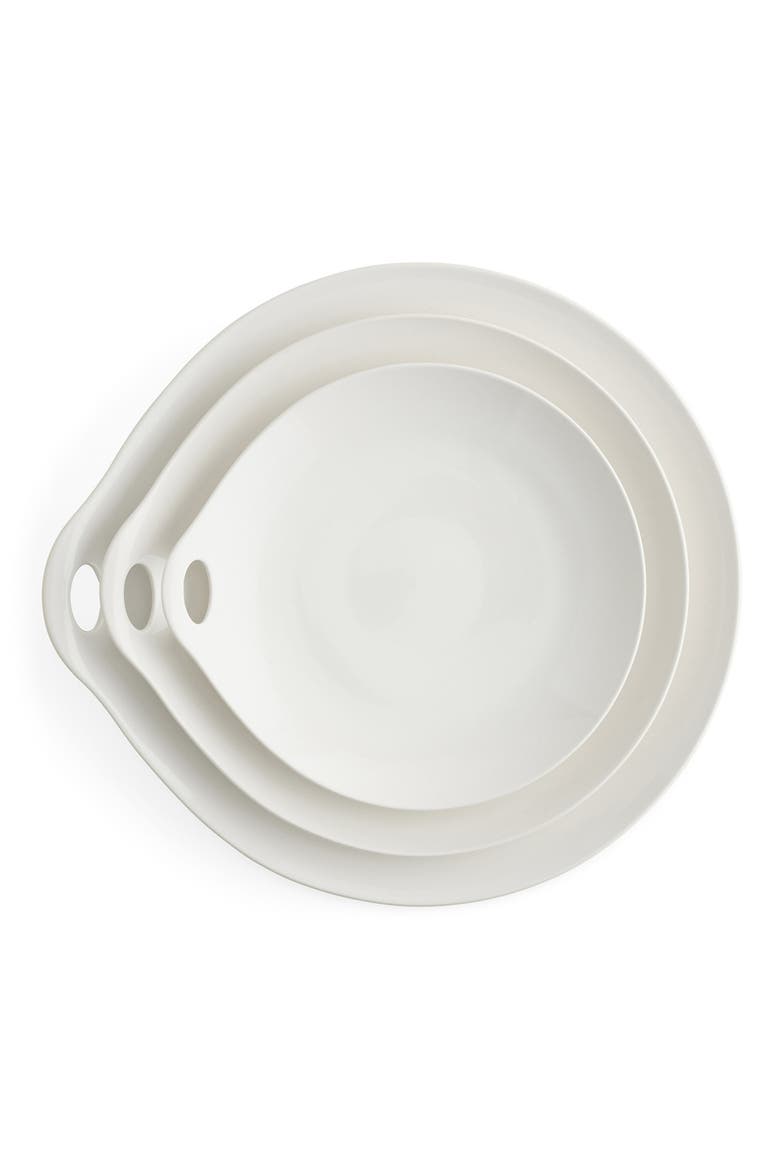 Portables Round Platter, Alternate, color, WHITE