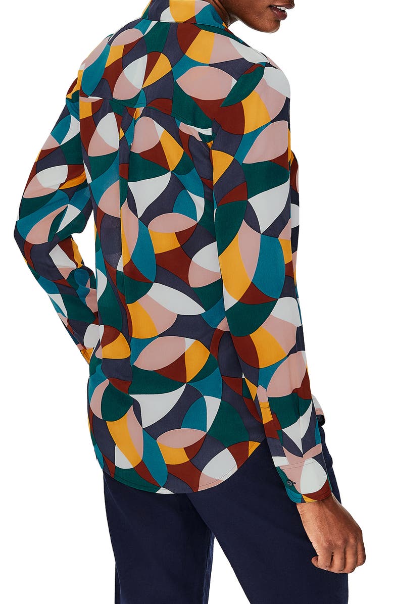 Boden Silk Shirt, Alternate, color, 