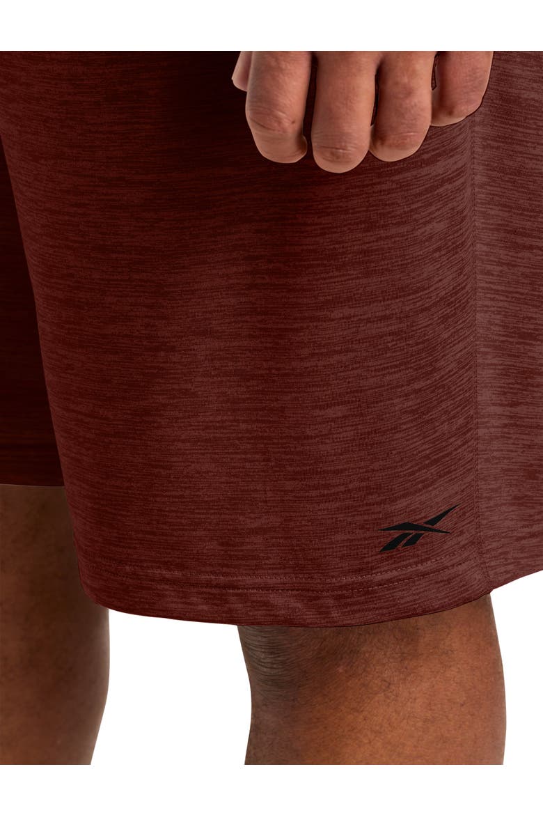 Performance Tech Heather Shorts, Alternate, color, RED VELVET HEATHER