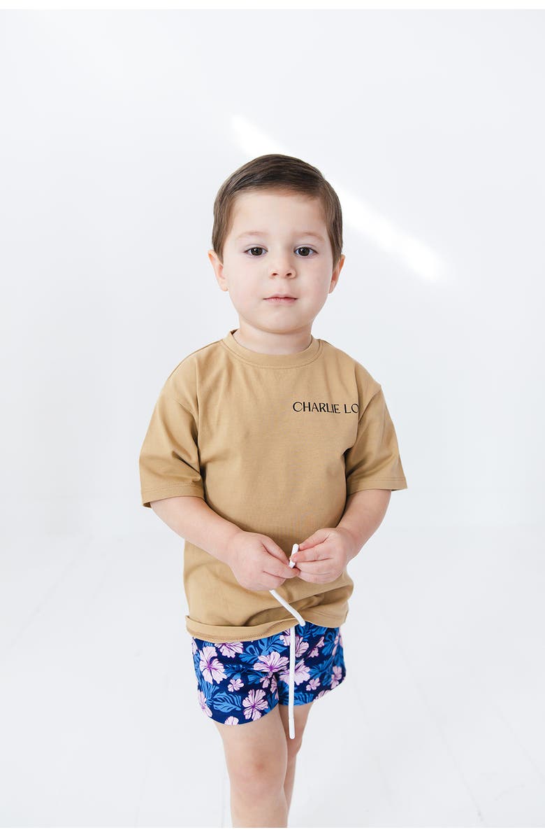 Charlie Lou Baby<sup>®</sup> Baby Boy's Beachfront Boneyard Skater T-Shirt, Alternate, color, Beige