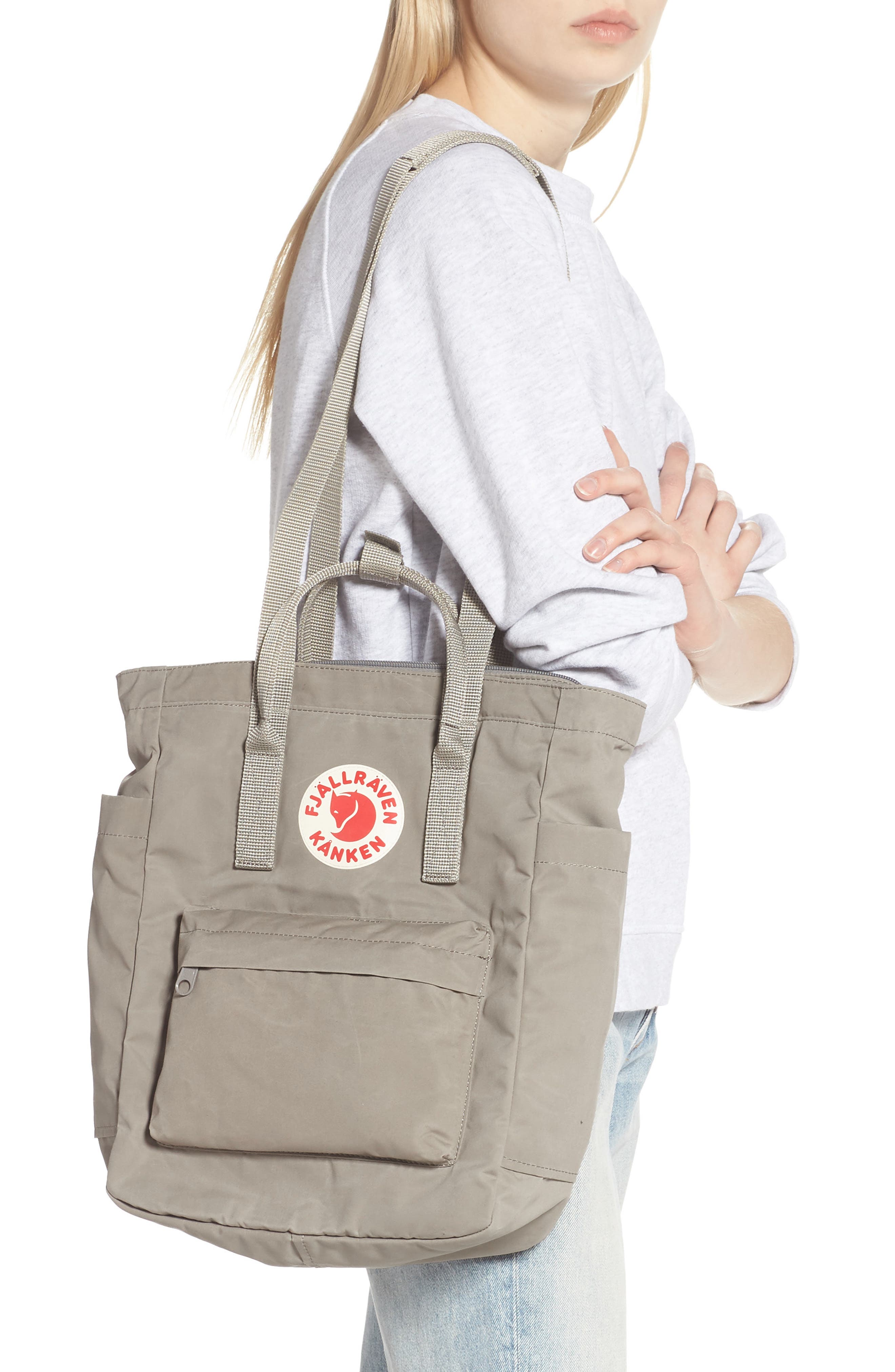 Kånken Tote Backpack, Alternate, color, FOG