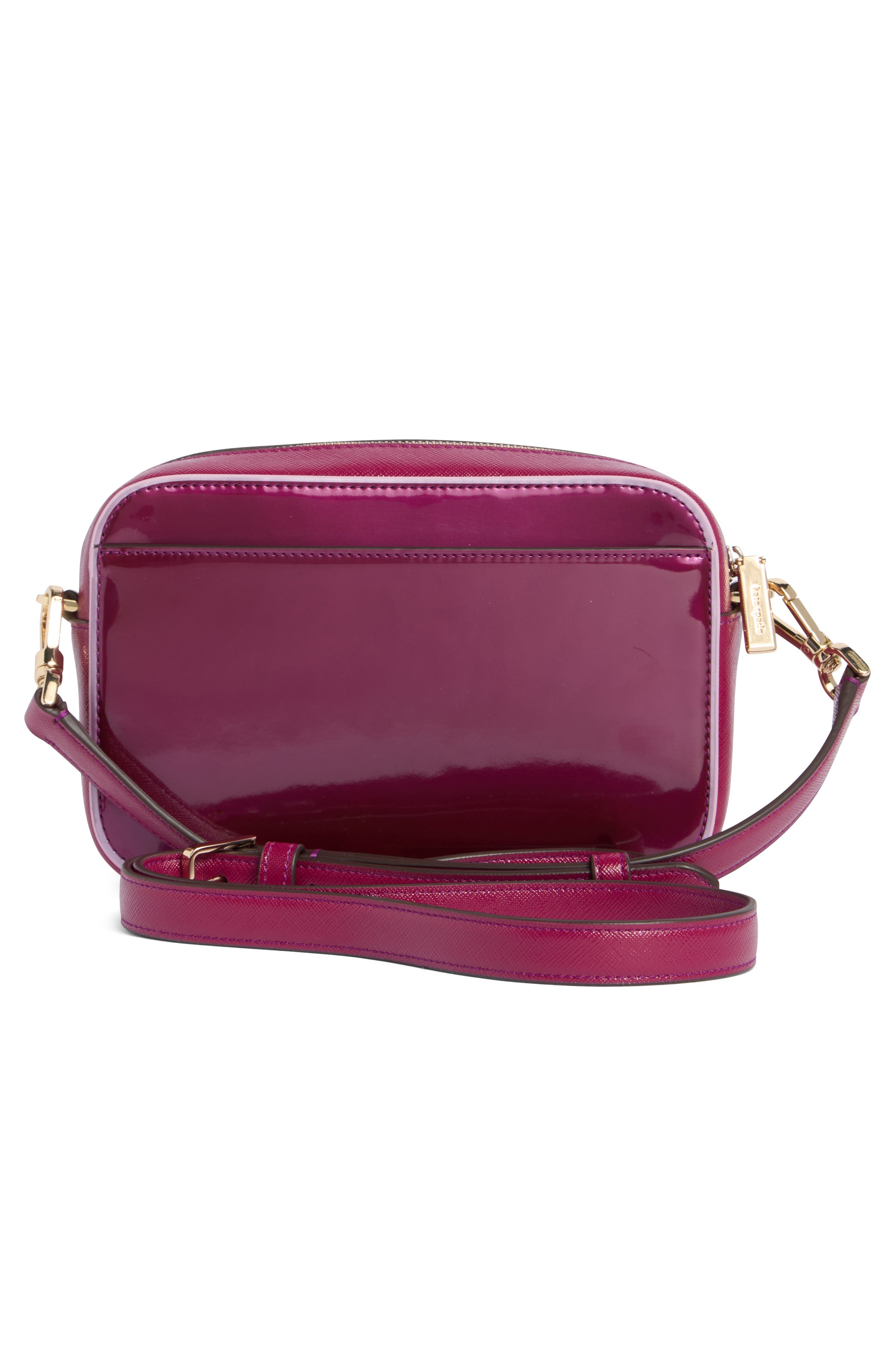 oh snap mini camera bag, Alternate, color, DARK RASPBERRY MULTI