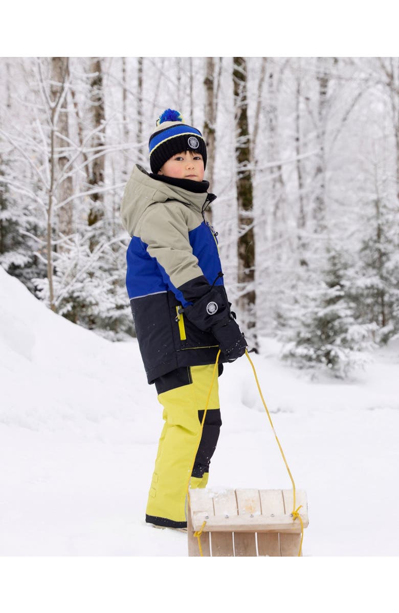 Deux par Deux Boy Two-Piece Play Snowsuit, Alternate, color, Bright Yellow Green