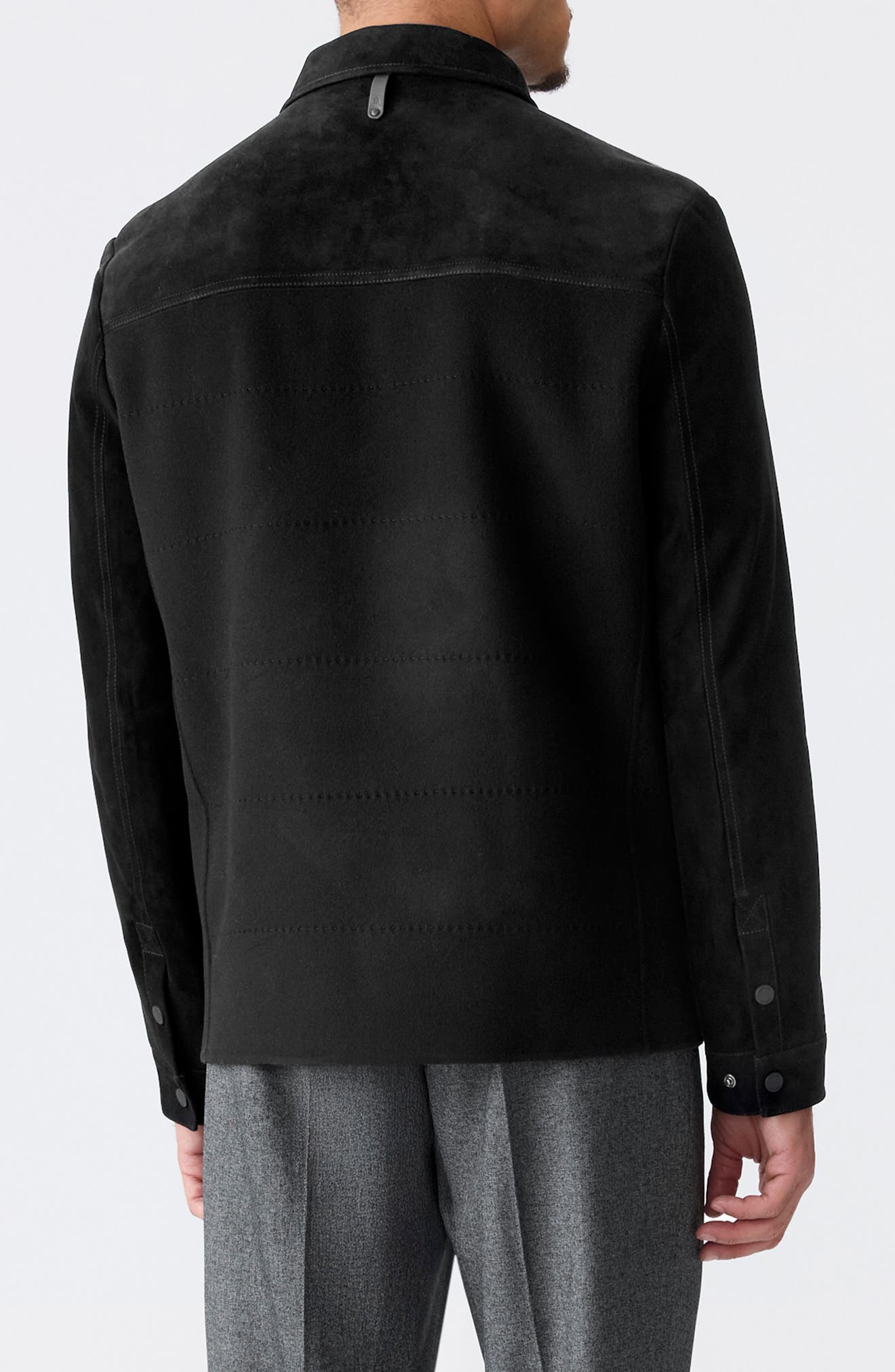 Wylder Mixed Media Shirt Jacket - image 2