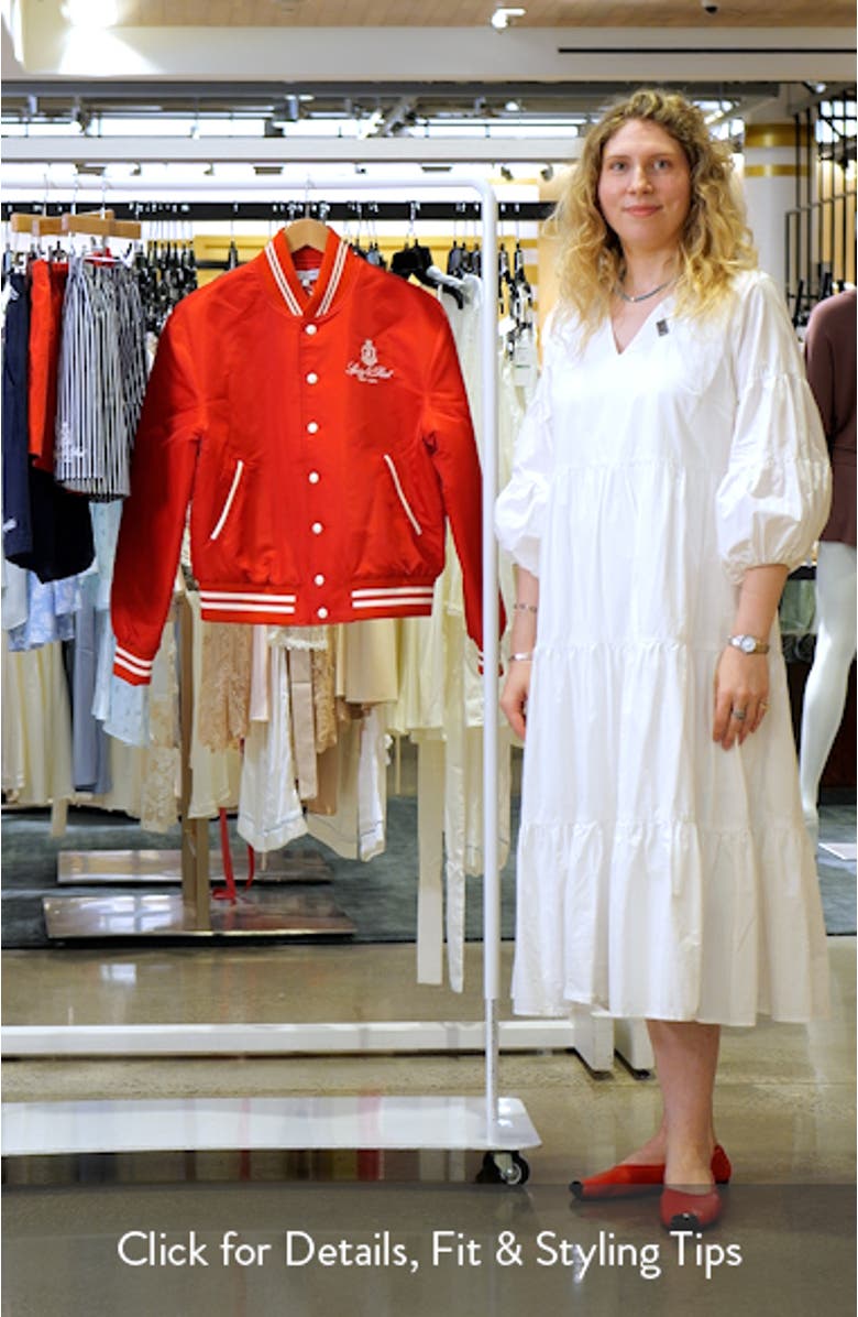 Vendome Nylon Varsity Jacket, sales video thumbnail