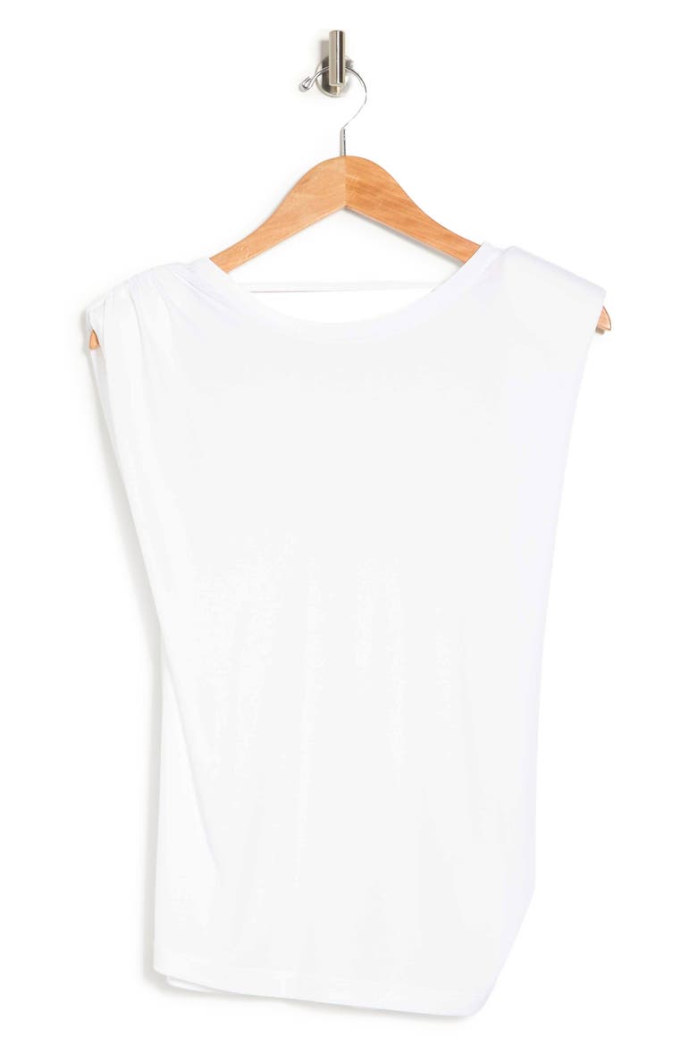 Erica Draped Muscle Tank, Alternate, color, IVORY