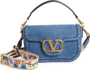 Valentino Garavani Alltime Denim Shoulder Bag