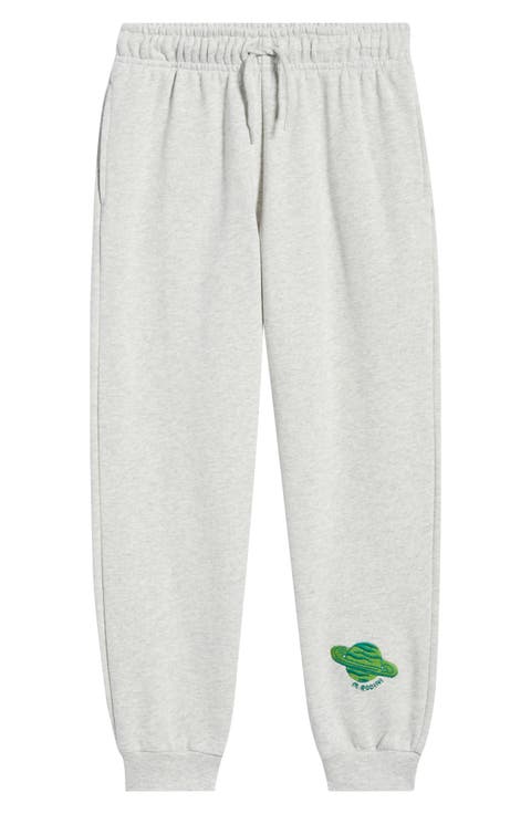 Kids' Embroidered Planet Organic Cotton Joggers (Little Kid & Big Kid)