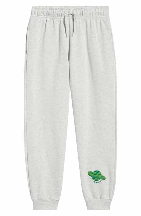 Kids' Embroidered Planet Organic Cotton Joggers