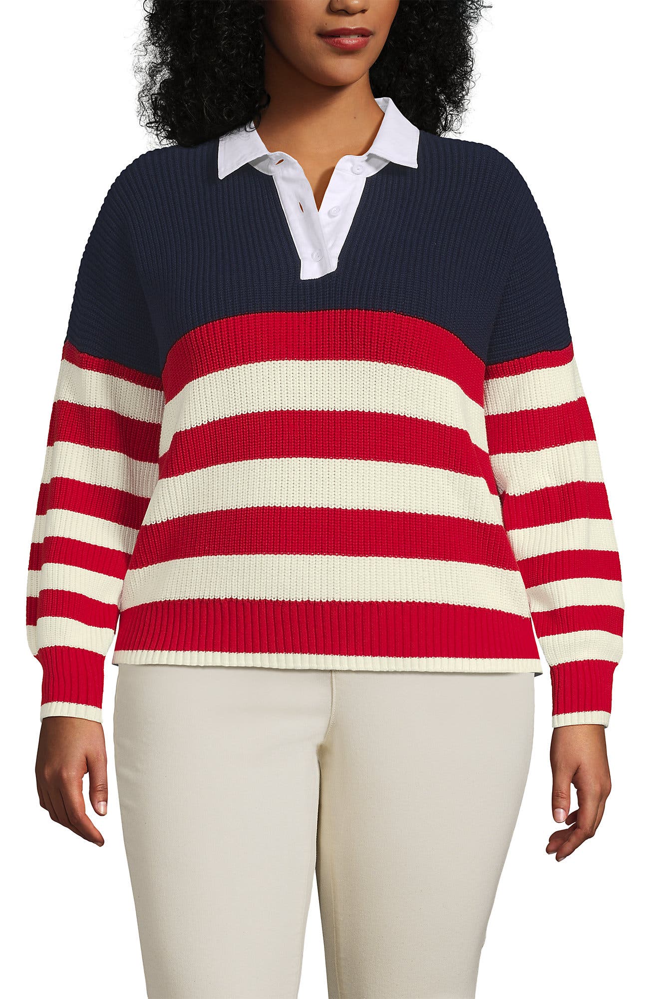 Red/Ivory American Flag