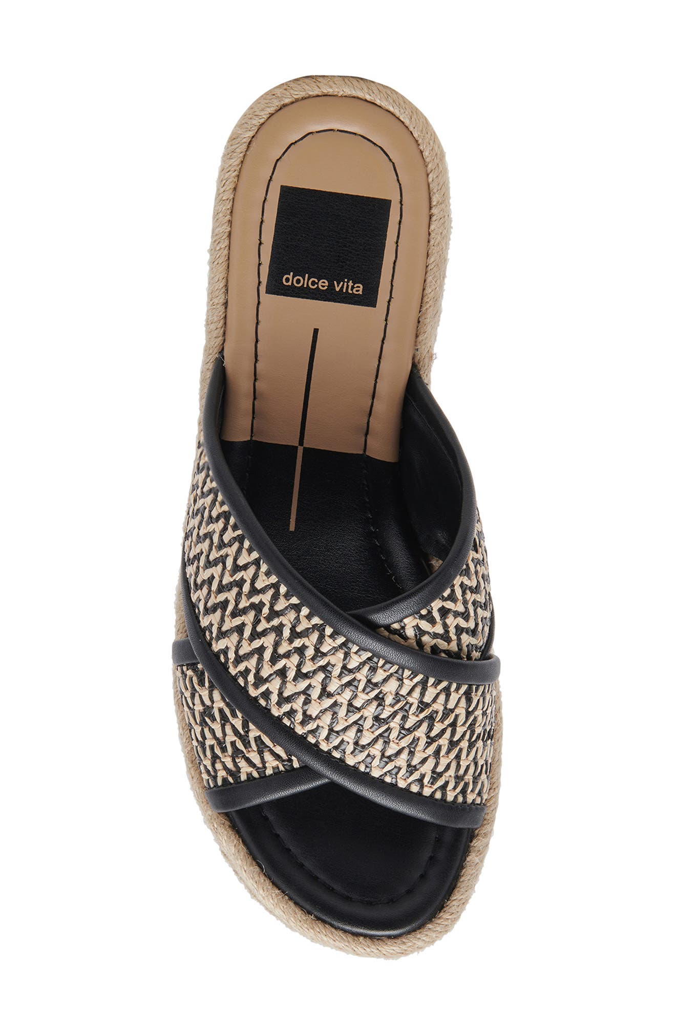 Dolce Vita Eldora Espadrille Platform Slide Sandal, Alternate, color, 