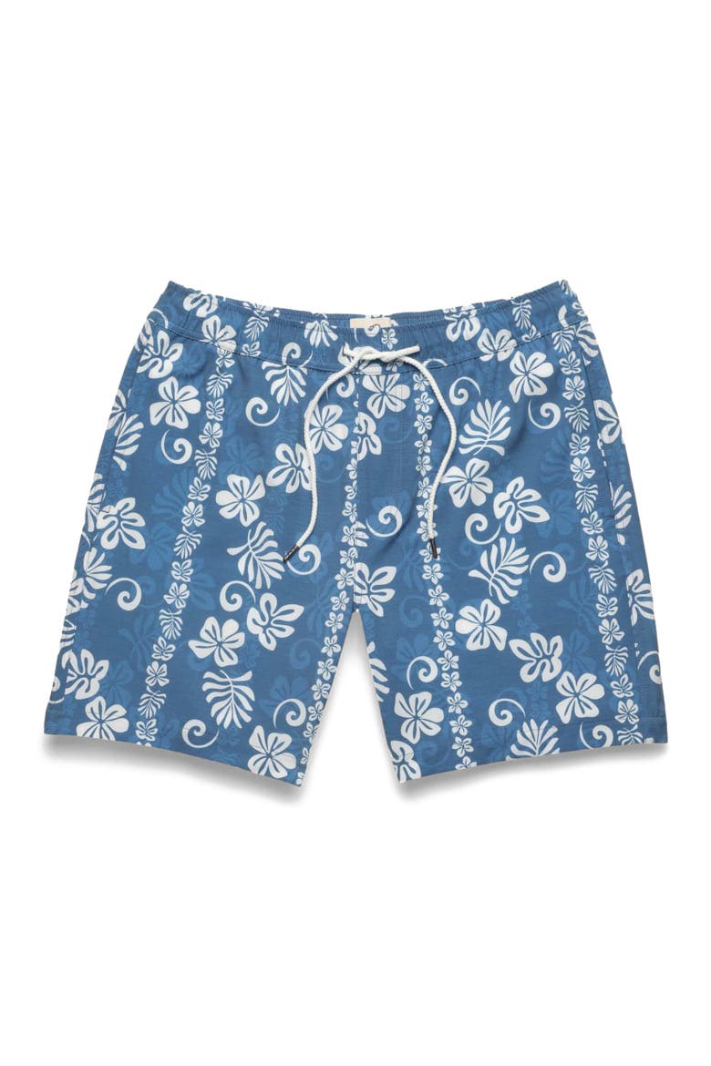 Jimmy 6.5" Hawaiian Volley, Main, color, Blue Hawaiian