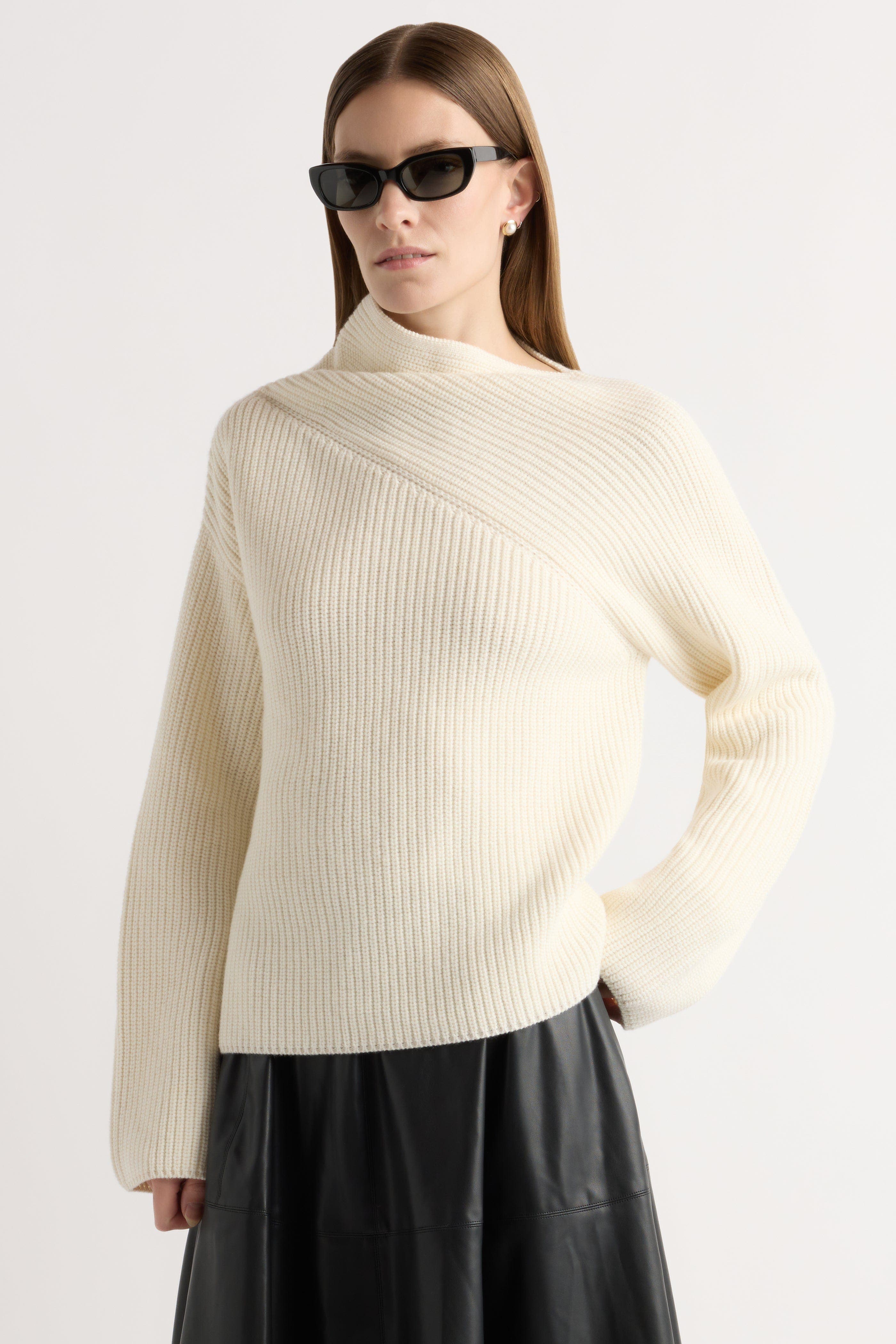 Modern Citizen Julisa Asymmetric-neck Sweater (Women) | Nordstrom
