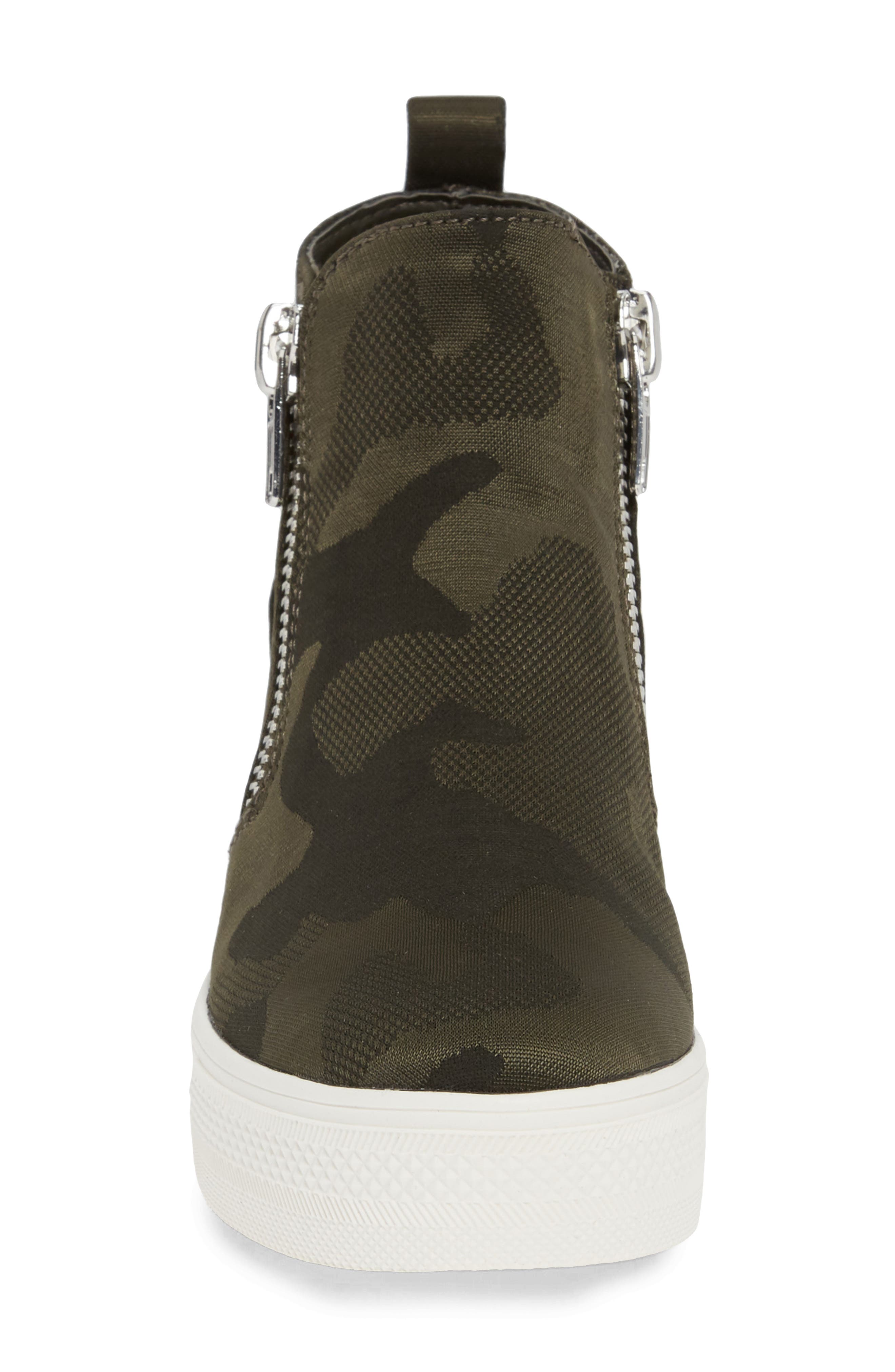 Wedgie High Top Platform Sneaker, Alternate, color, CAMOUFLAGE