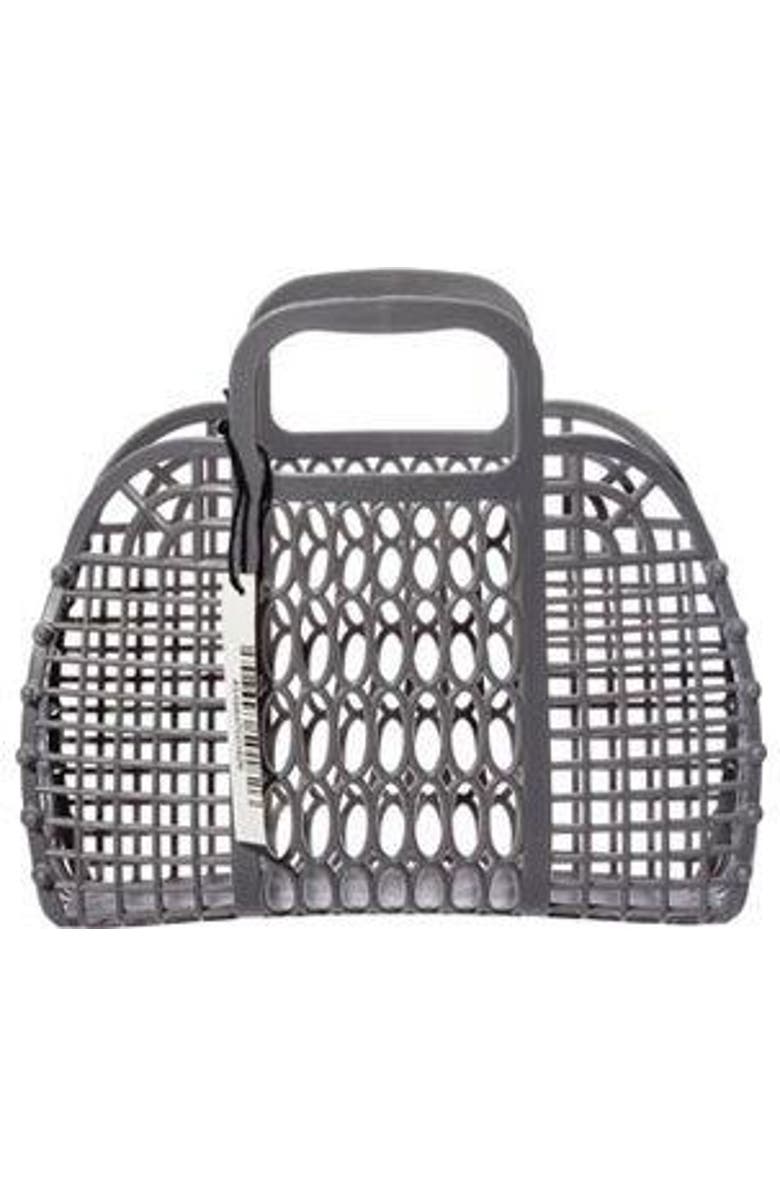 PUEBCO Plastic Market Bag, Main, color, Grey