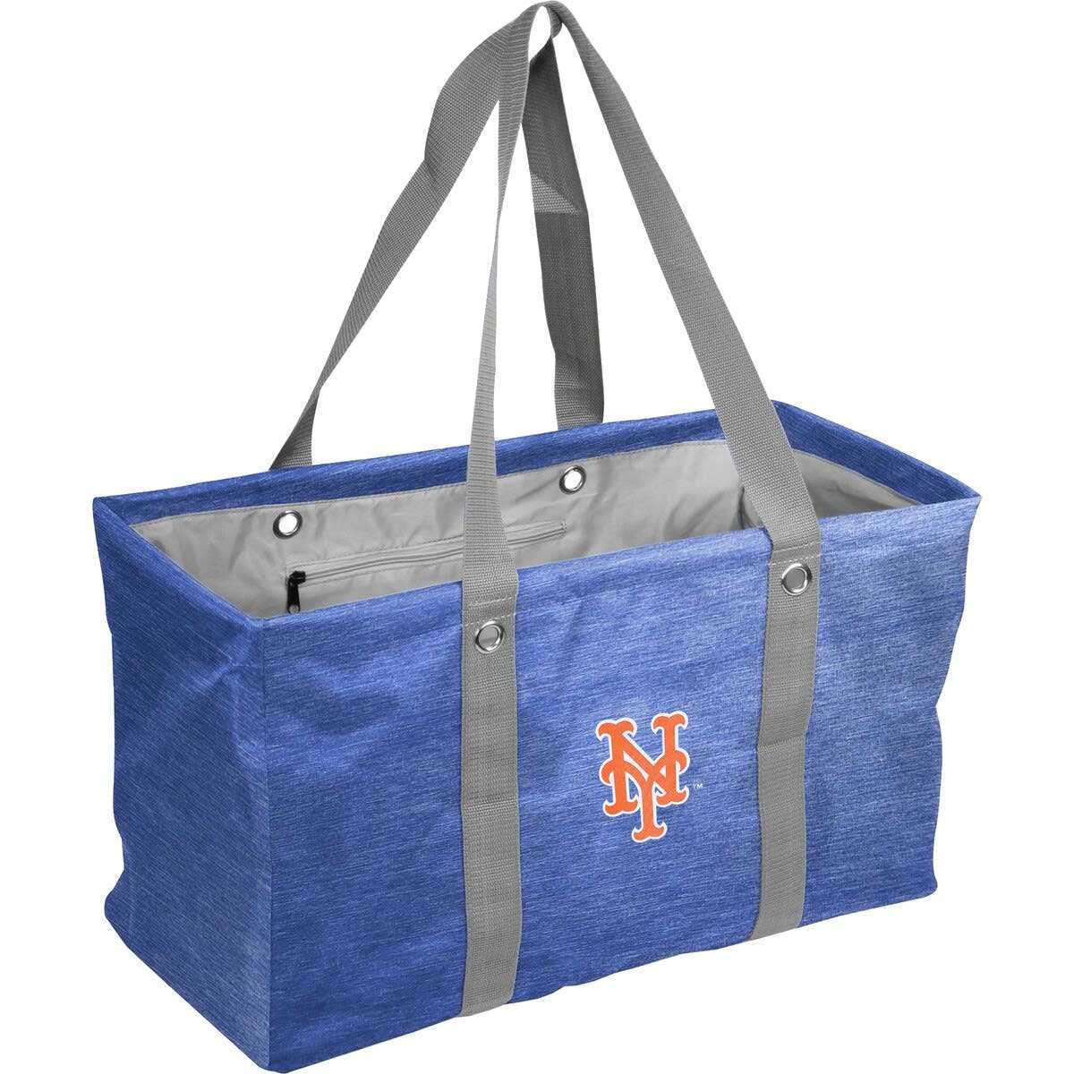 New York Mets Crosshatch Picnic Caddy Tote Bag, Main, color, Royal