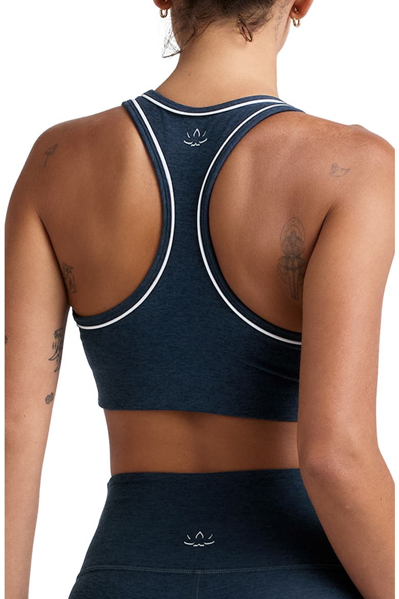 Space Dye Racerback Sports Bra, Alternate, color, NOCTURNAL NAVY