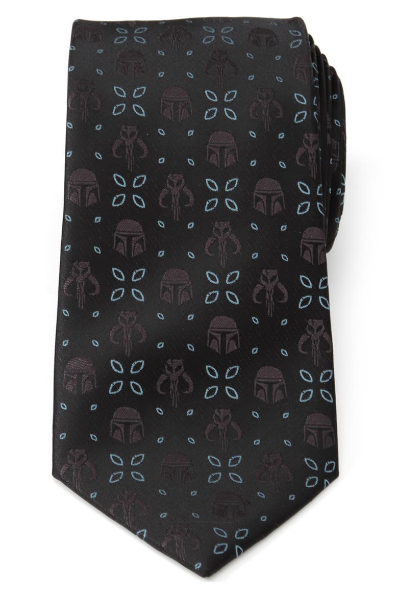Star Wars™ Mandalorian Tie, Main, color, BLACK
