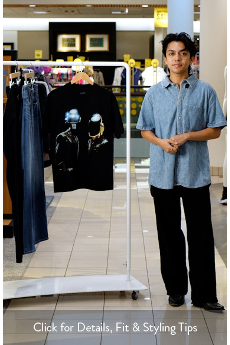 x Daft Punk Duo Cotton Graphic T-Shirt (Men) | Nordstrom