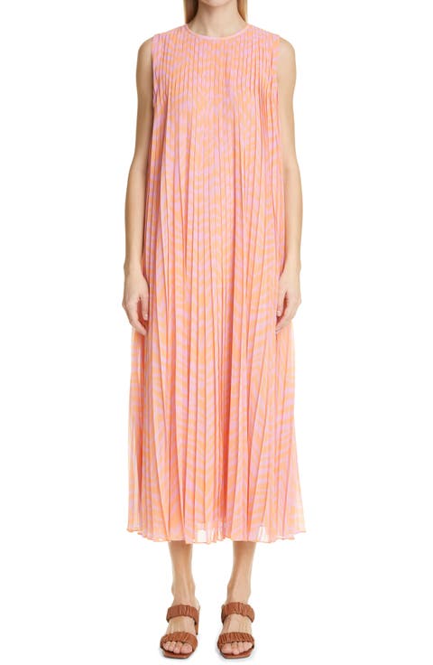 Willow Pleated Midi Dress