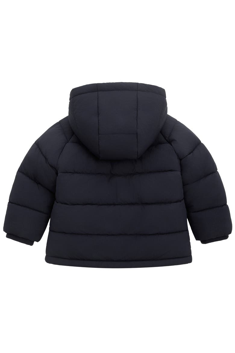 Kids' Ethan Borg Lined Hooded Puffer Jacket, Alternate, color, Navy