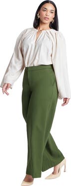 ELOQUII The Ultimate Stretch Wide Leg Pant