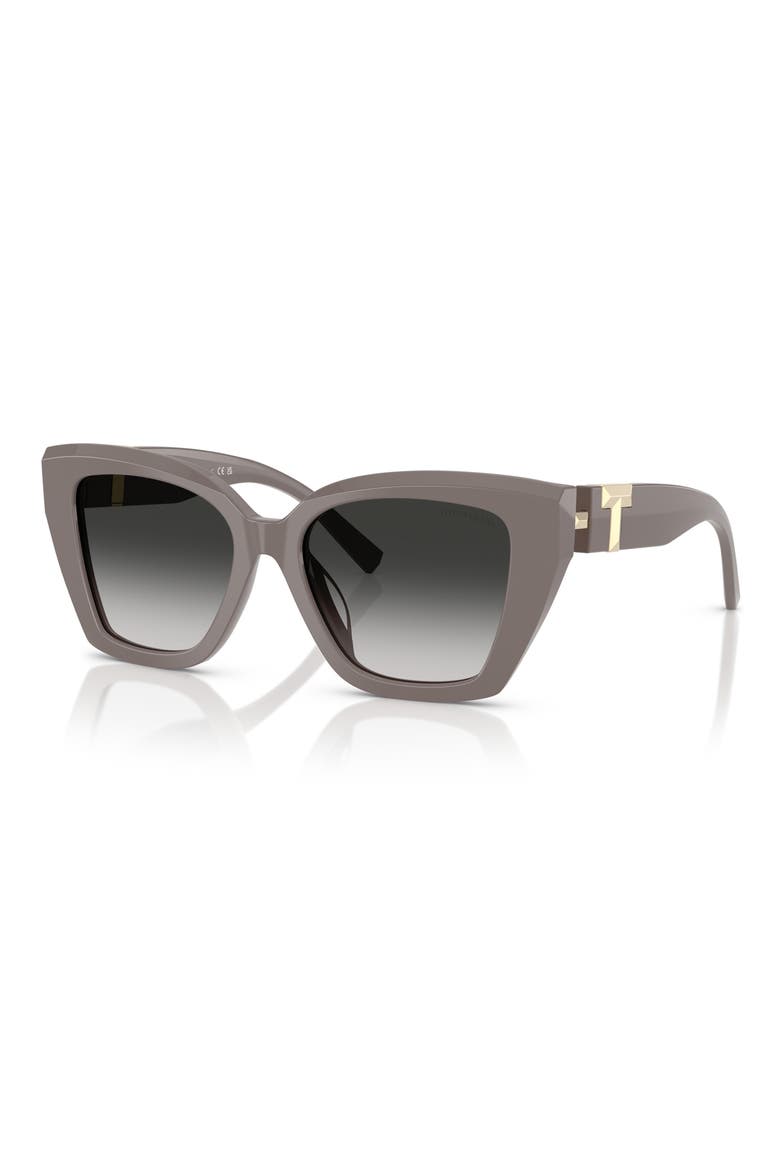 52mm Gradient Square Sunglasses, Alternate, color, CHOCOLATE TRUFFLE / GREY
