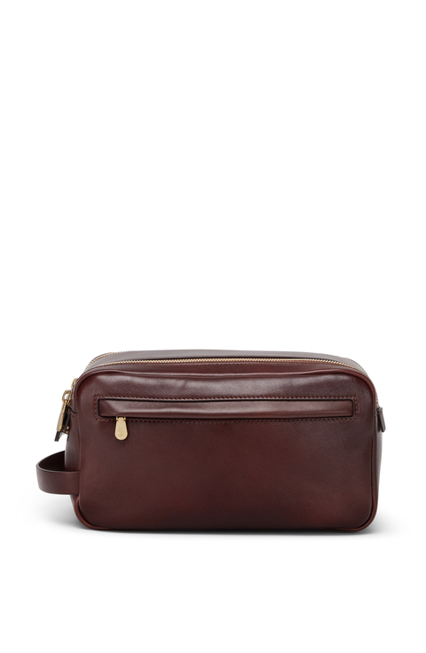 Beauty case with double zipper