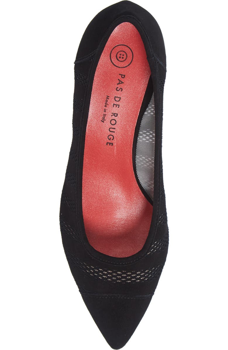 Pas de Rouge Janet Pointy Toe Pump, Alternate, color,