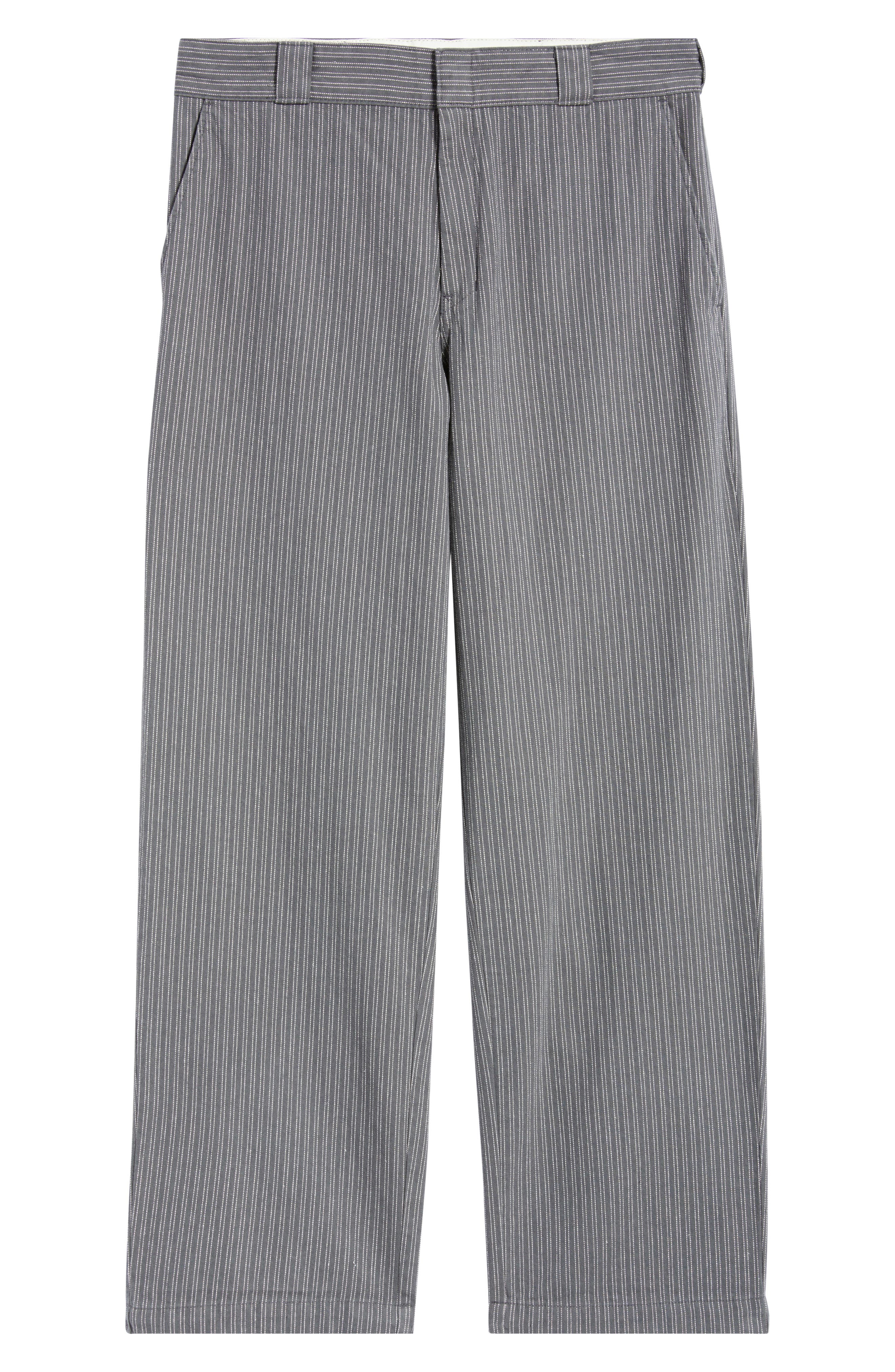 Dickies Lima Loose Fit Pinstripe Cotton Twill Work Pants (Men