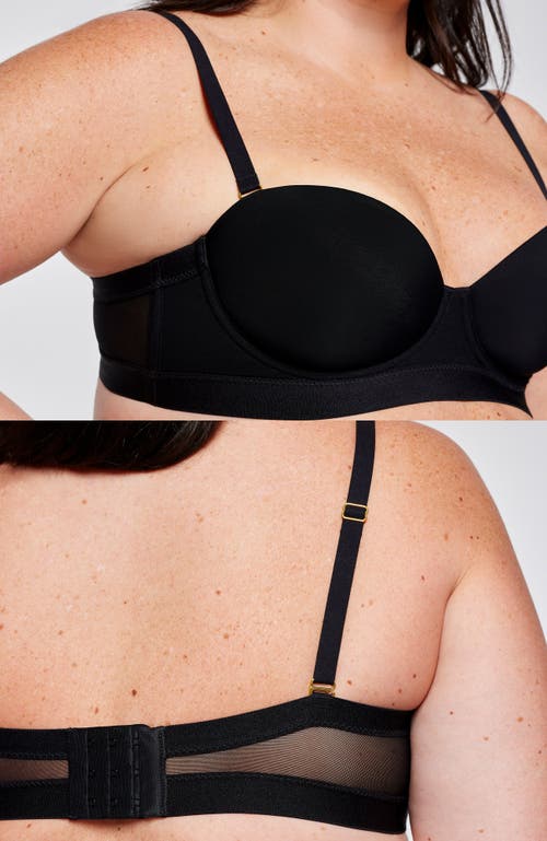 Pepper Mvp Multiway Strapless Bra In Black
