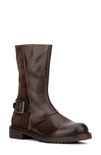 Vintage Foundry Camila Buckle Boot In Brown