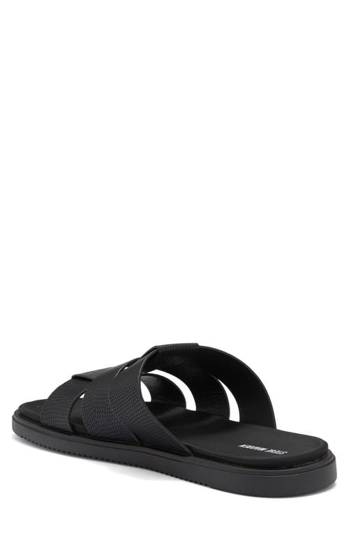 Steve Madden Shoal Slide Sandal In Black
