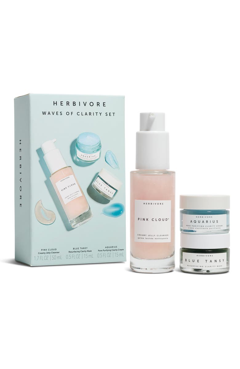 Herbivore Botanicals Waves of Clarity Skin Care Set USD $37 Value, Alternate, color,