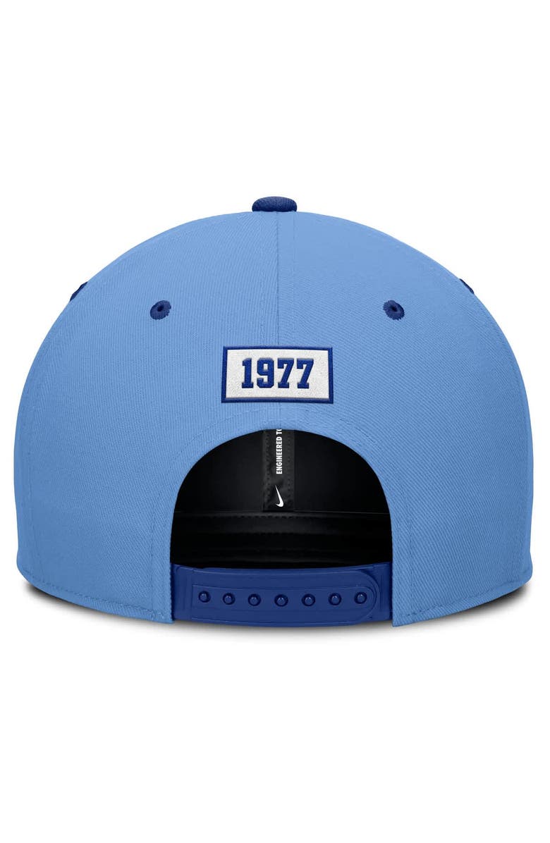 Nike Men's Nike Powder Blue/Royal Toronto Blue Jays Cooperstown Collection Pro Performance Snapback Hat, Alternate, color, 