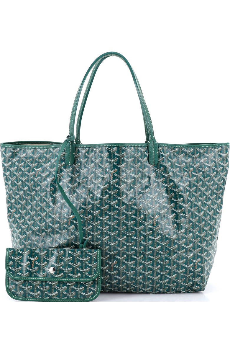 Pre-Owned Goyard Saint Louis Tote Coated Canvas GM, Alternate, color, Green