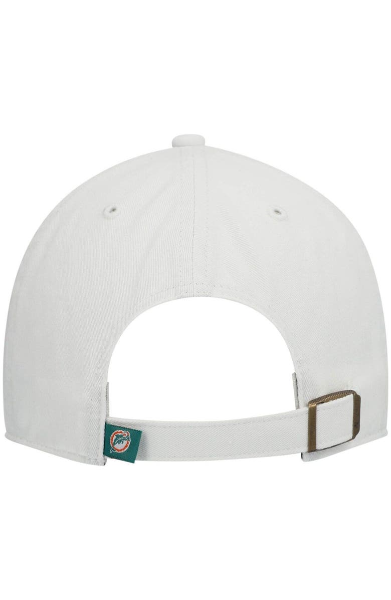 '47 Men's '47 White Miami Dolphins Clean Up Legacy Adjustable Hat, Alternate, color, White