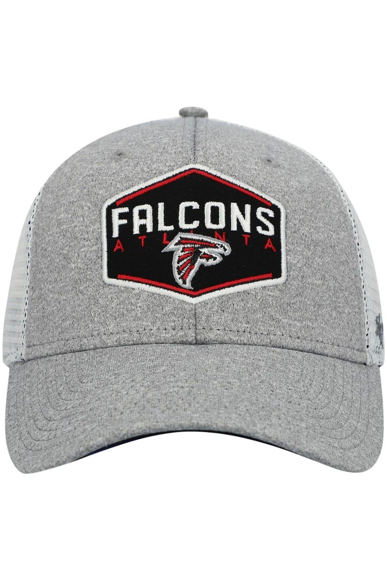 Men's '47 Heathered Gray/White Atlanta Falcons Hitch Contender Flex Hat, Alternate, color, Heather Gray