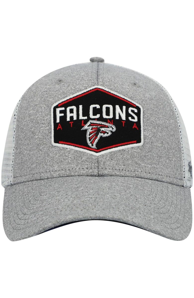 '47 Men's '47 Heathered Gray/White Atlanta Falcons Hitch Contender Flex Hat, Alternate, color,