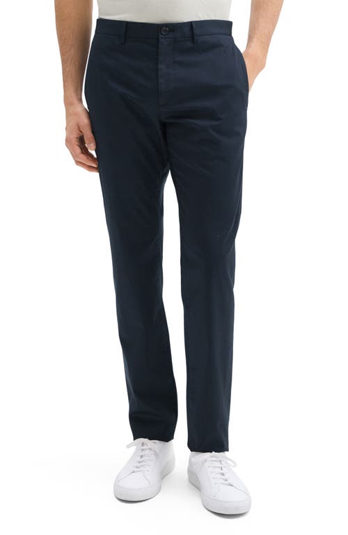 Theory Zaine Hanson Stretch Cotton Blend Pants In Baltic