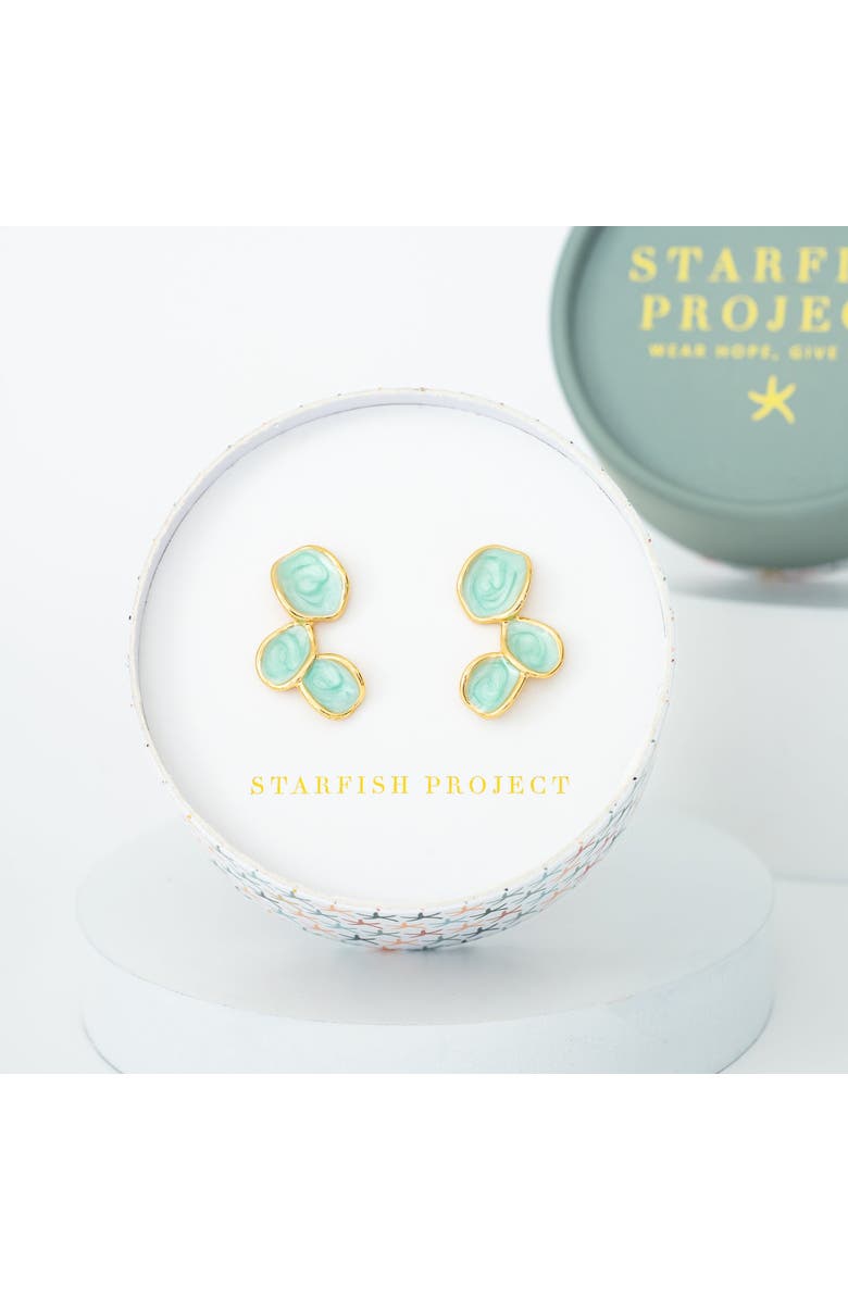 Starfish Project Hope Echo Earrings in Mint, Alternate, color, Mint
