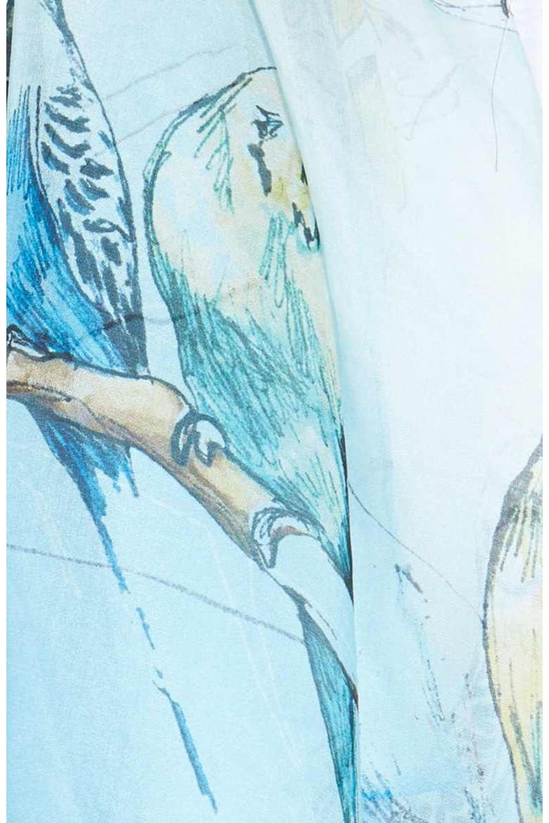 'Colourful Canary' Scarf, Alternate, color, BRIGHT BLUE