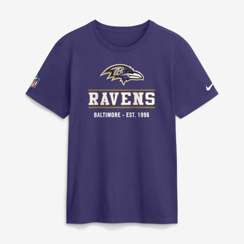 Men's Nike Purple Baltimore Ravens Sideline Alternate Final Sprint Dri-FIT T-Shirt