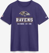Nike Men's Nike Purple Baltimore Ravens Sideline Alternate Final Sprint Dri-FIT T-Shirt