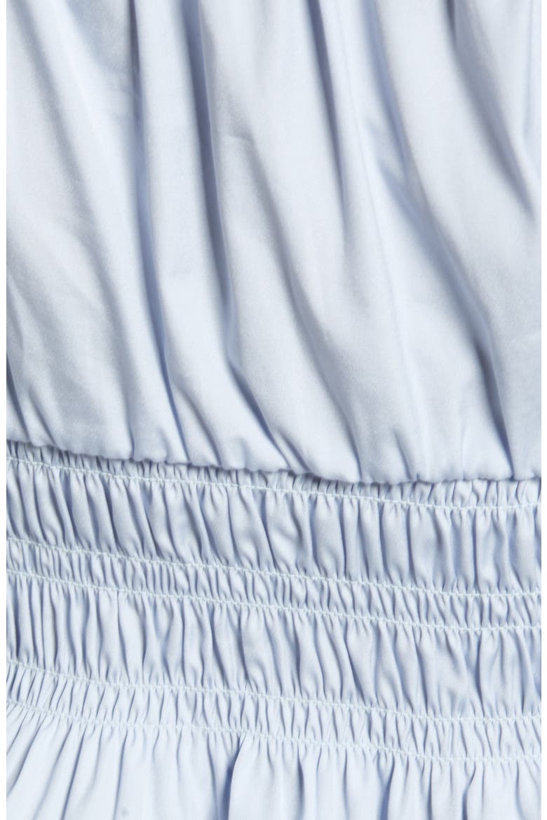 Off the Shoulder Cotton Poplin Blouse, Alternate, color, BLUE FEATHER