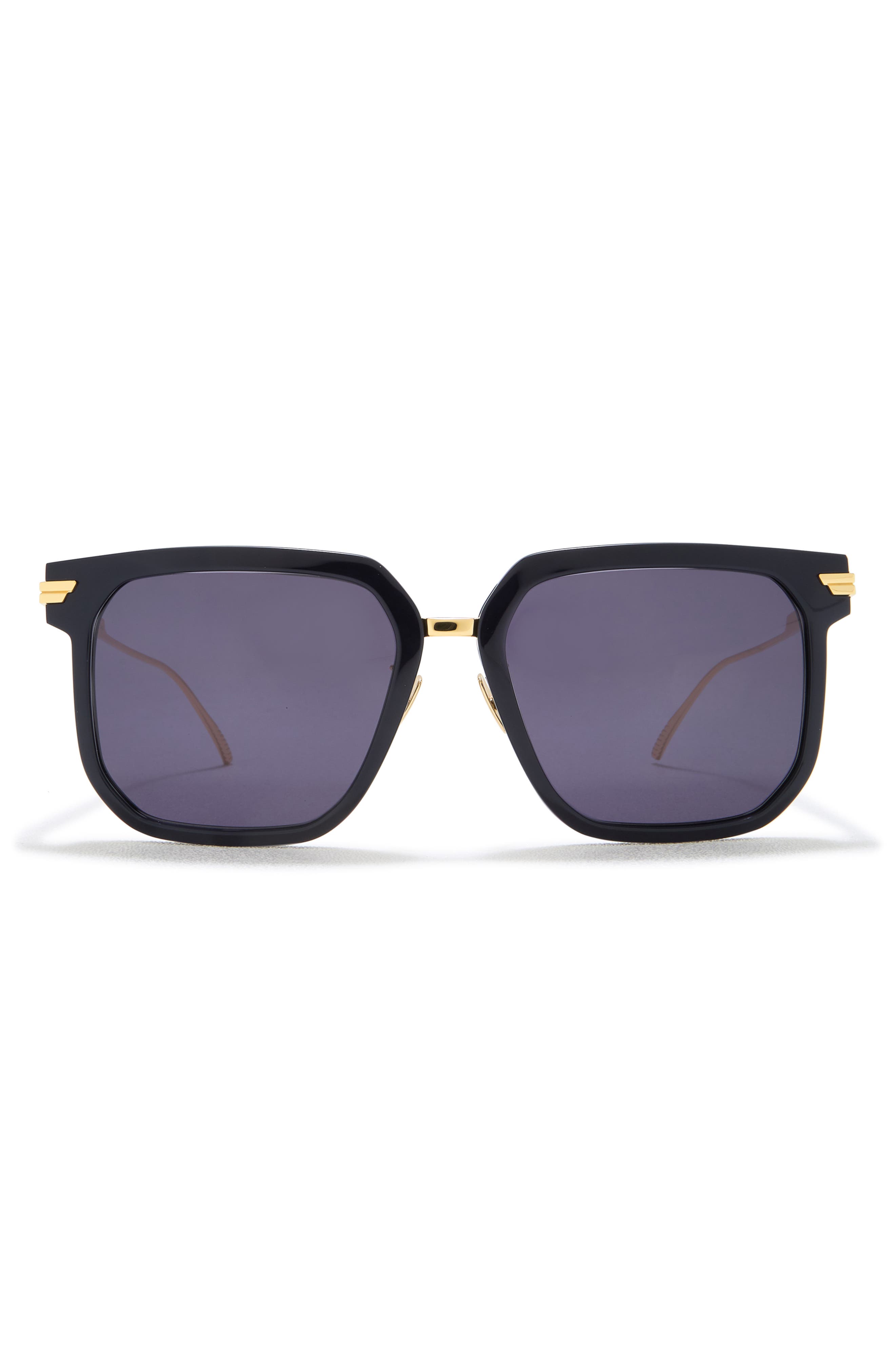 Bottega Veneta 57mm Square Sunglasses