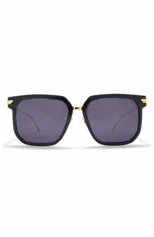 Bottega Veneta 57mm Square Sunglasses