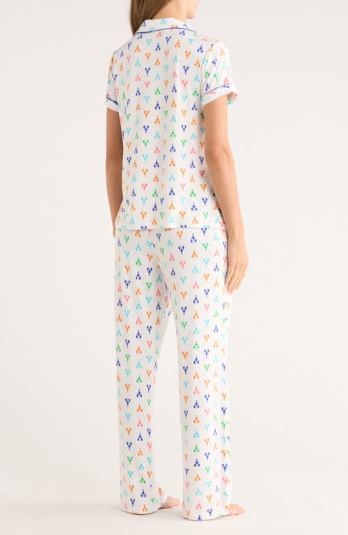 Tart Ginnie Brushed Jersey Pajamas In White