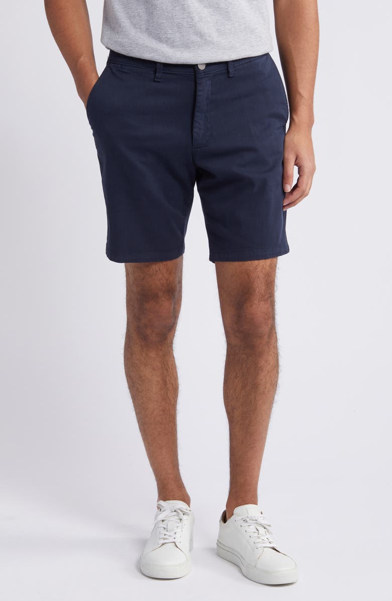 DL1961 Jake Flat Front Chino Shorts, Main, color, Classic Navy